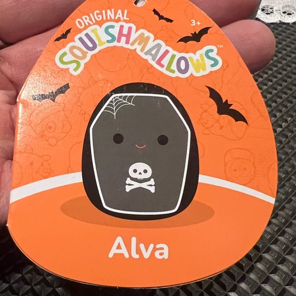 NWT Squishmallows Halloween 2023 Alva the Coffin - Picture 2 of 4